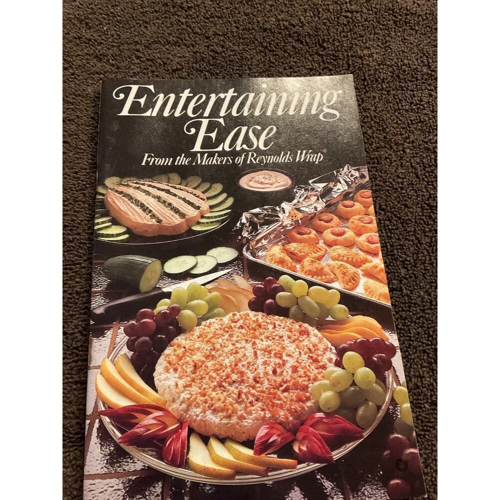 Vintage 1982 Reynolds Entertaining Ease‎ Cookbook Hosting Recipes Booklet USA